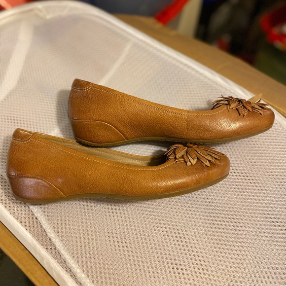 Ecco Leather Wedge Shoes in Tan - Women’s EU 40/ US 9.5 - Picture 4 of 5